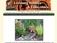 Tablet Screenshot of leesburghobbies.com